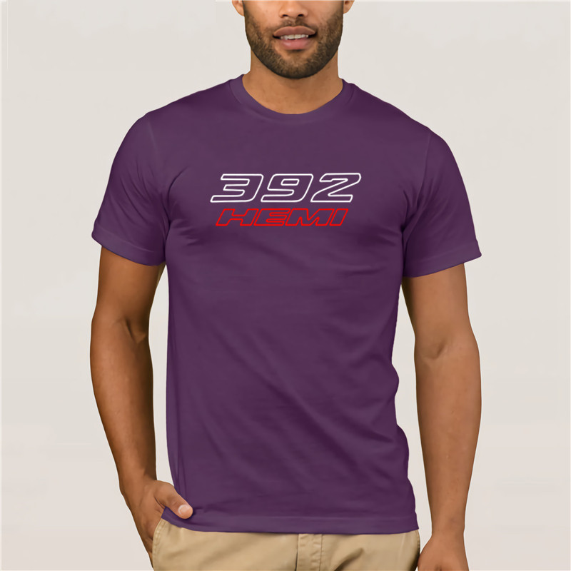 T-shirt homme dessin animé amusant 392 HEMI d-o-d-g-e Challenger chargeur Shaker suralimenté SRT Hellcat hommes 2020 mode Style t-shirt