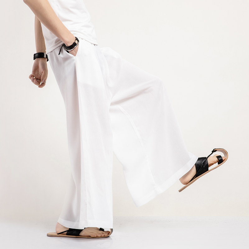Pantalon Kimono Traditionnel Japonais pour Homme, Vêtement Asiatique, Bain, Décontracté, Style Japonais, Jambes Larges