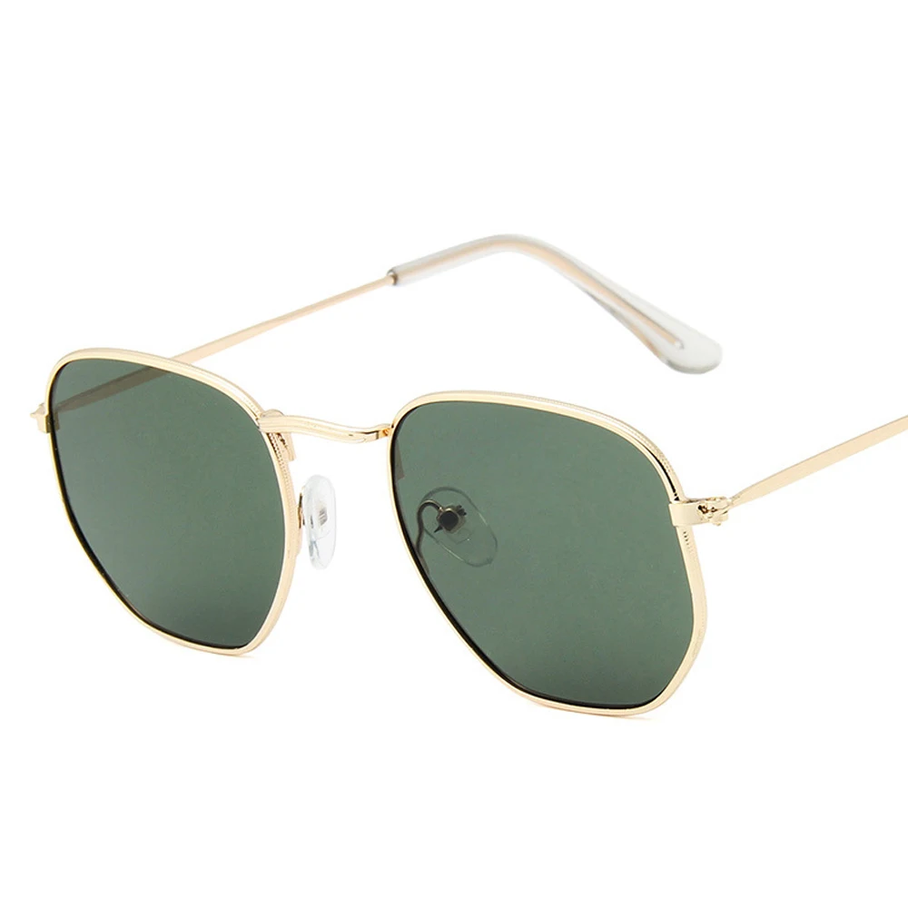 Lunettes de soleil classiques vintage en métal pour femmes, lunettes de conduite de créateurs, lunettes pour femmes