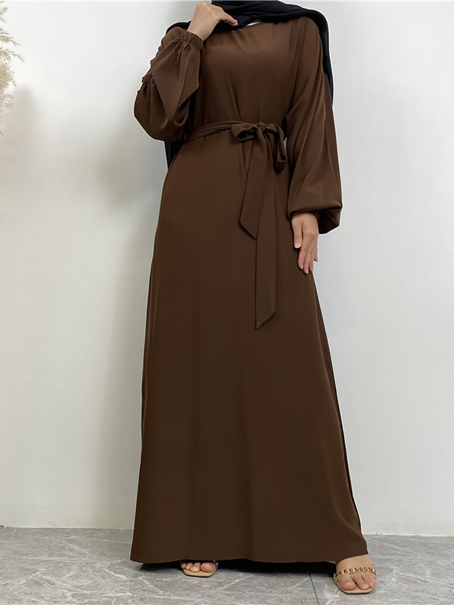 Robe Hijab pour Femme Musulmane, Vêtement Islamique Modeste, Ramadan, Caftan Marocain, Turquie, Abaya