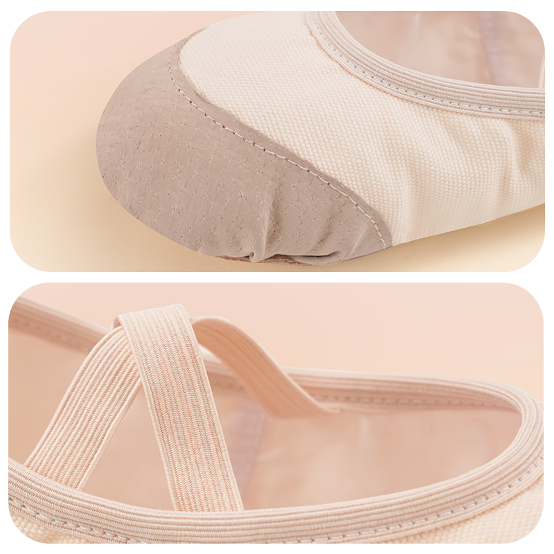 Chaussures de Ballet pour filles et enfants, pantoufles de danse classiques à semelle fendue en cuir souple, ballerine pour garçons et femmes, chaussures de danse de Yoga et de gymnastique du ventre