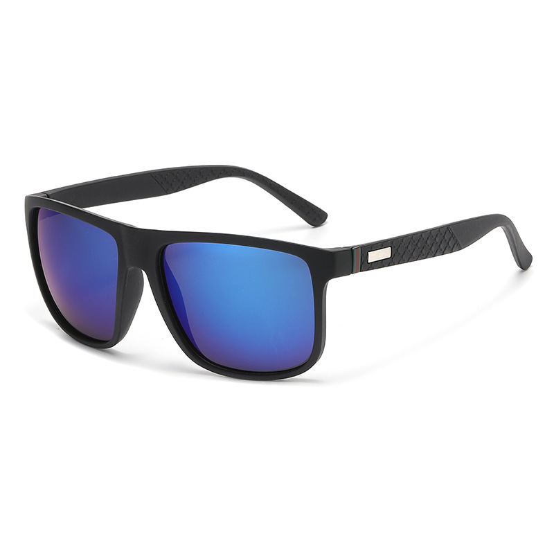 Lunettes de soleil polarisées élégantes pour hommes, conçues pour la conduite, avec protection UV et verres haute définition. Tendance, de forme carrée