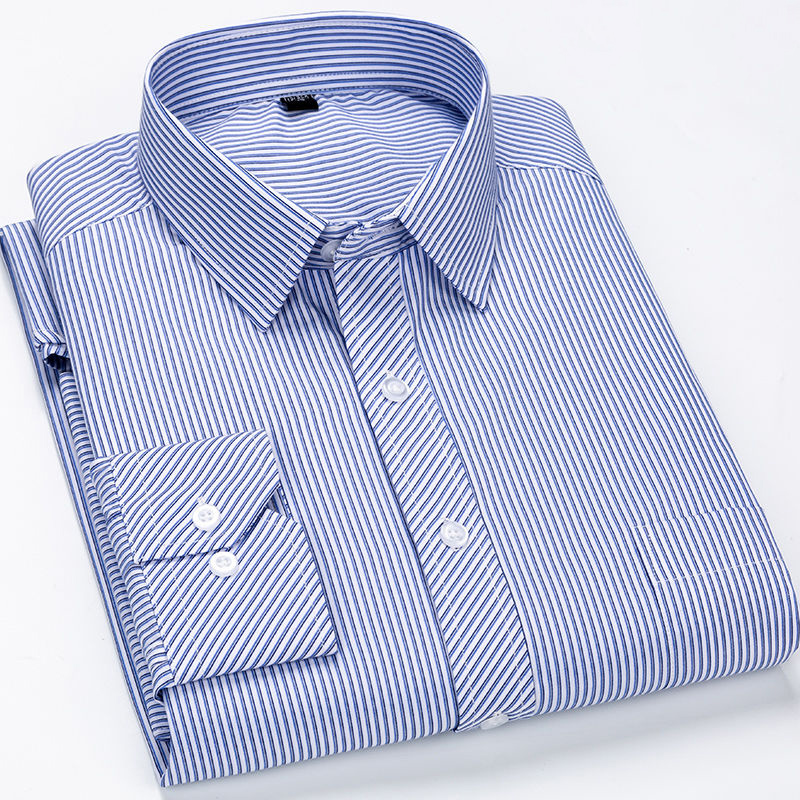 Chemise à manches longues pour hommes, surdimensionnée 9XL 8XL 48 47, décontractée, classique, à carreaux rayés, Slim Fit, boutons, chemises habillées sociales