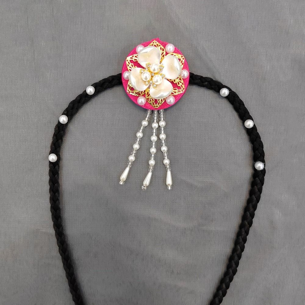 Mode fleur Hanbok perruque coiffure gland traditionnel corée Style ethnique bandeau élégant classique scène danse cheveux cerceau filles