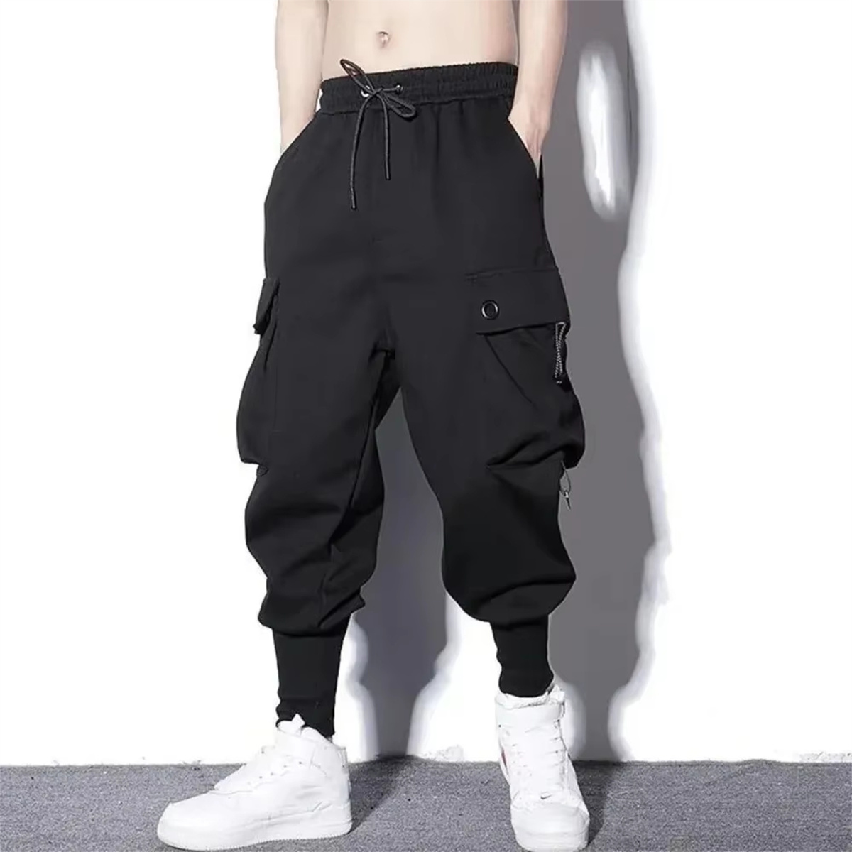 Pantalons de travail pour hommes, vêtements tendance pour hommes printemps et automne, pantalons de travail de marque tendance, pantalons de sport harem pour hommes