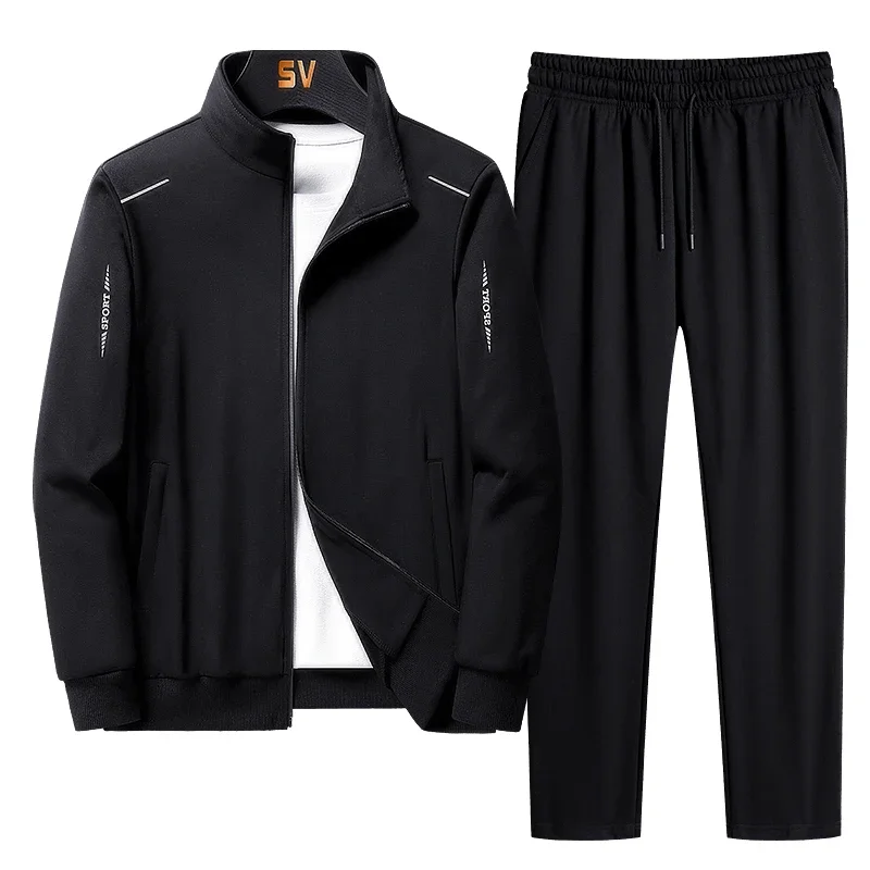 Survêtement de jogging décontracté pour homme, ensemble de pantalons de survêtement monochromes, grande taille 6XL, 7XL, 8XL, nouvelle arrivée