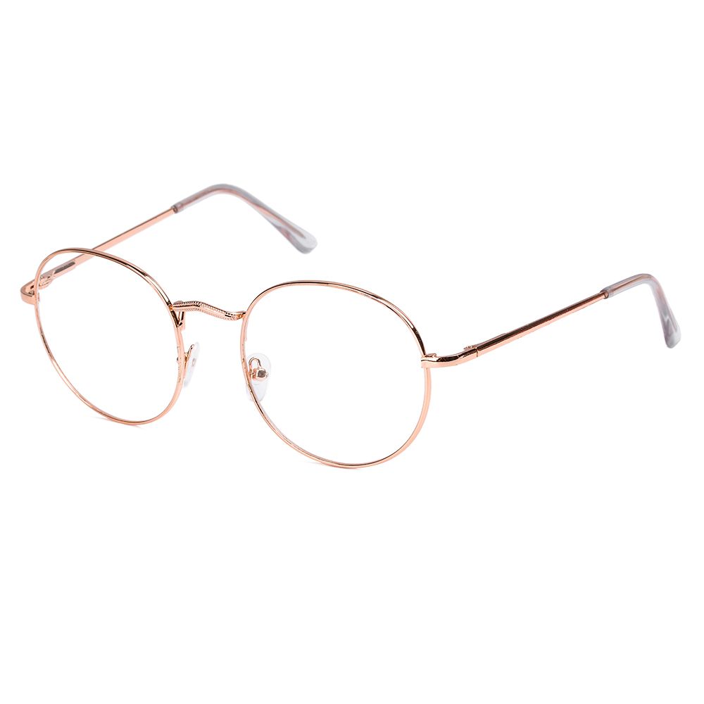 Nouvelle mode femmes hommes métal Vintage lunettes rondes surdimensionné lunettes cadre optique monture de lunettes lunettes lunettes