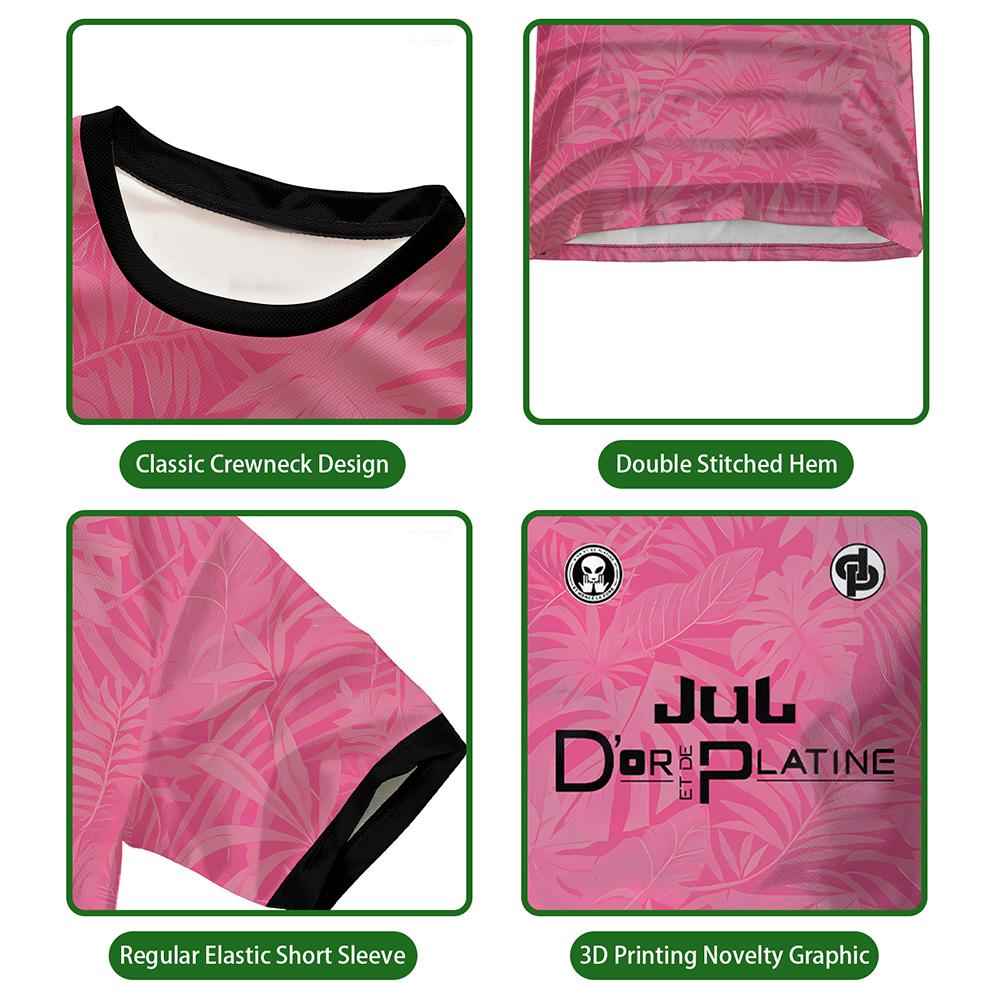 Nouveau JUL maillot de Football hommes et femmes à manches courtes Sport col rond T-Shirt DP impression personnalisable respirant uniforme de Football