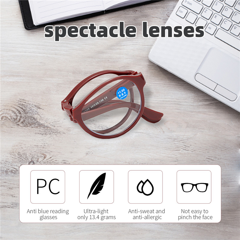 Mode MINI Design lunettes de lecture hommes femmes pliant petites lunettes cadre noir lunettes en métal avec boîte d'origine Portable Oculos