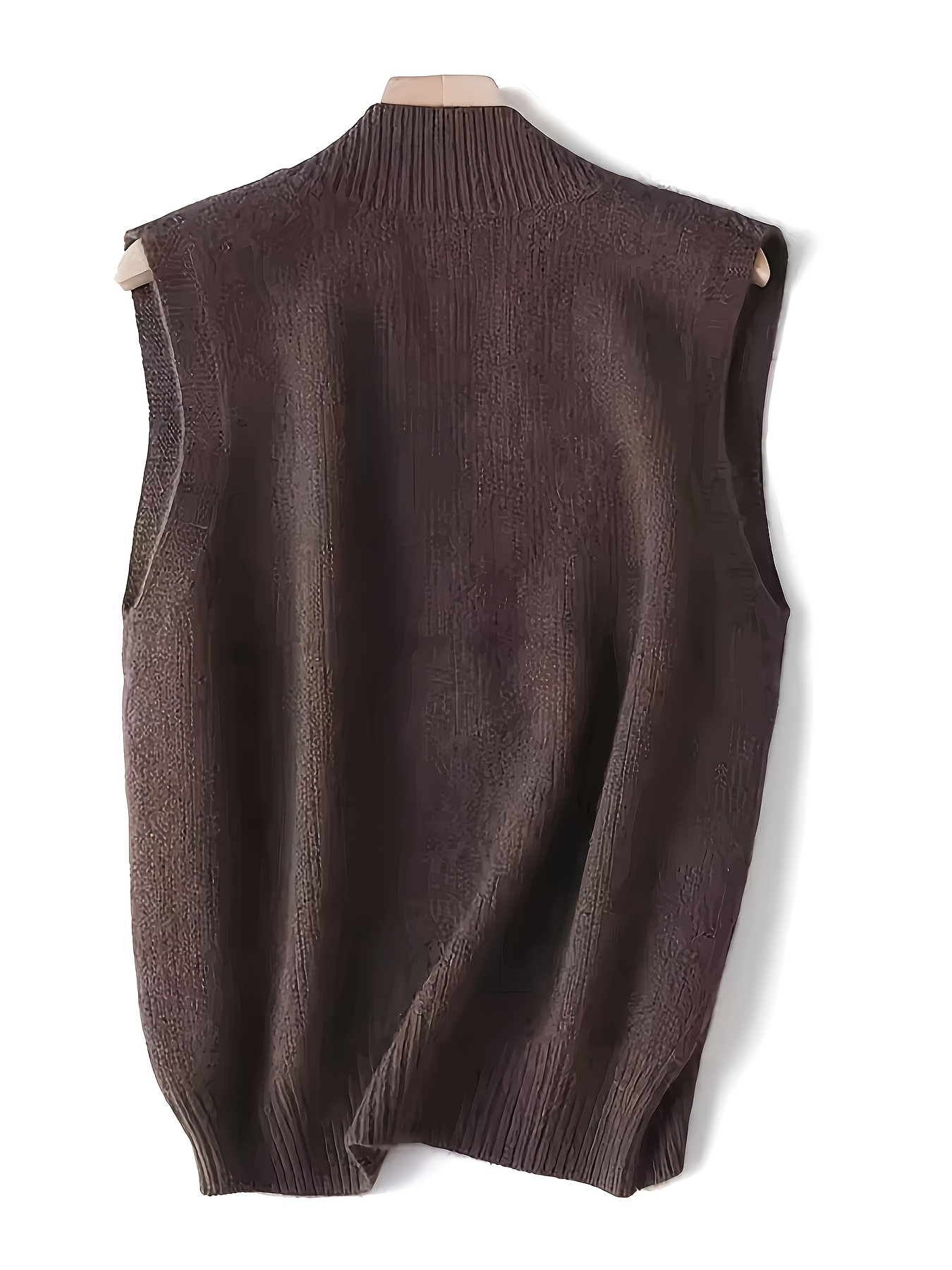 Gilet sans manches à col en v pour femmes, style polyvalent, style rétro vintage et articles polyvalents à superposer pour toutes les saisons