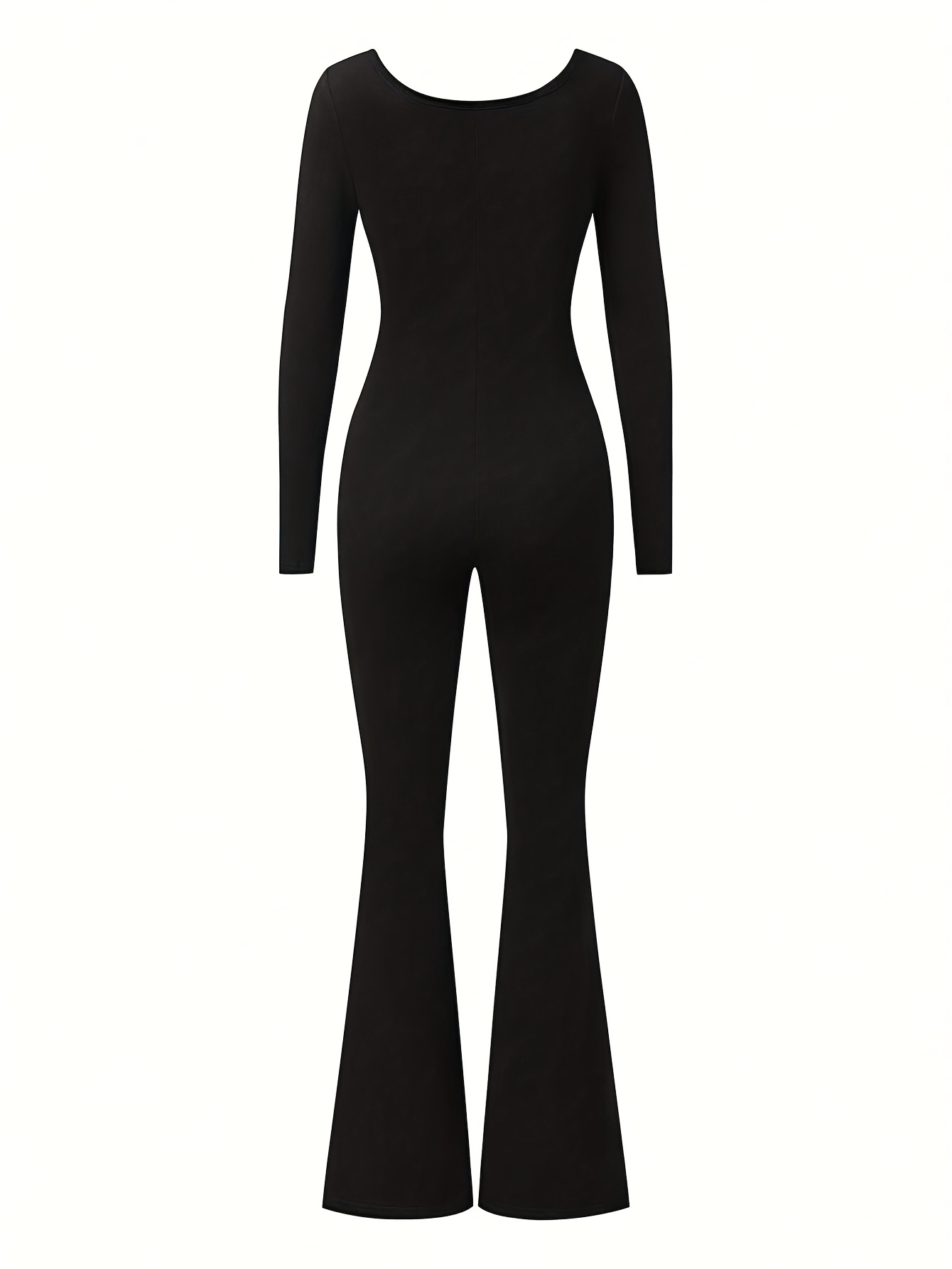 Combinaison pour femme, décontractée, élégante, sexy, col en U, coupe ajustée, polyvalente pour les sports de plein air.