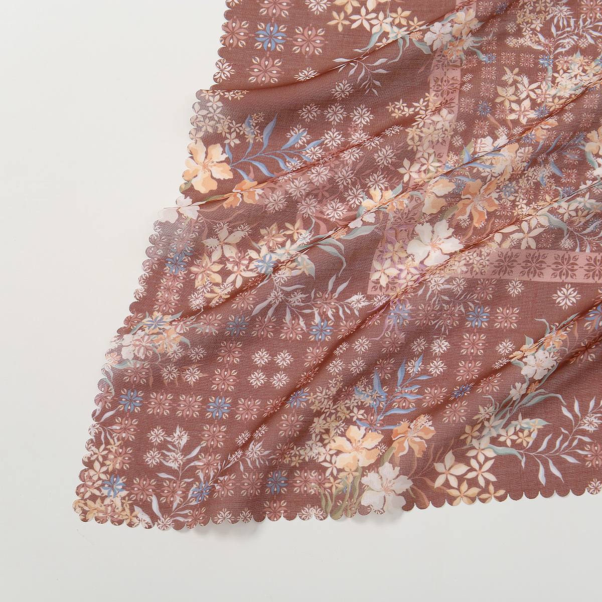 110*110 cm imprimé fleuri Voile écharpe femmes musulmanes Hijabs châle foulard foulard foulards bandeau Bandanas bandeau bandeaux