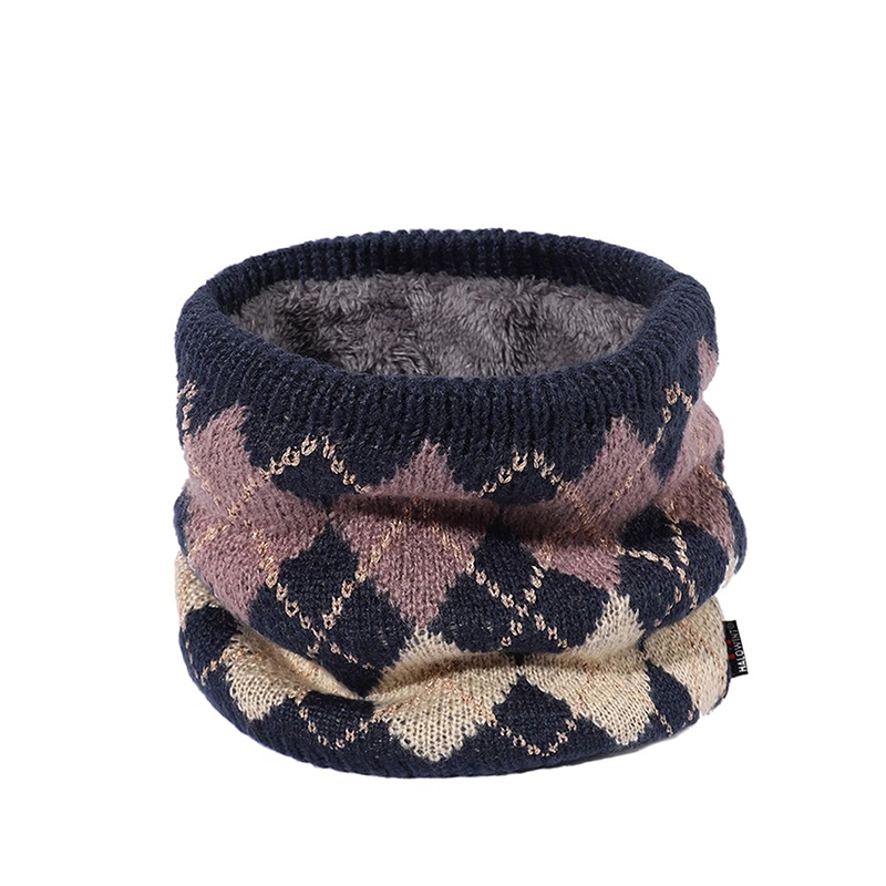 Écharpe d'hiver chaude coupe-vent pour hommes et femmes, col ogo solide, anneau optique, cache-cou, mouchoir de la présidence