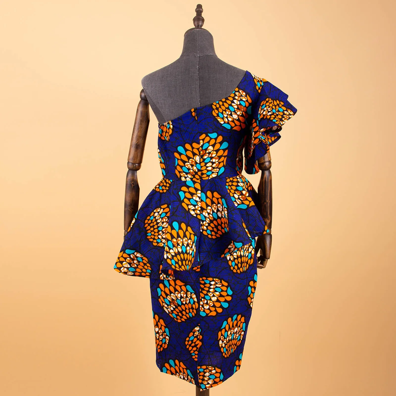 Ensemble africain 2 pièces pour femmes, haut court + jupe imprimée, vêtements Ankara, tenues Dashiki, chemisier, chemise, jupe Midi, décontracté, S1926100