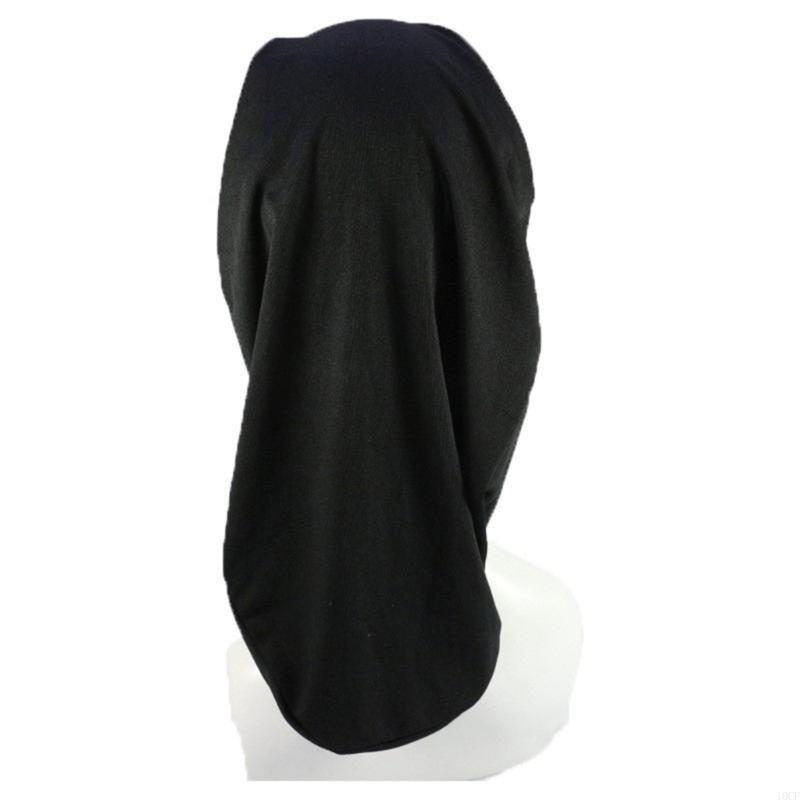 Écharpe à cheveux longue queue pour hommes, Turban en Polyester, couvre-chef, Dreadlocks, pour l'après-nage l'entraînement,