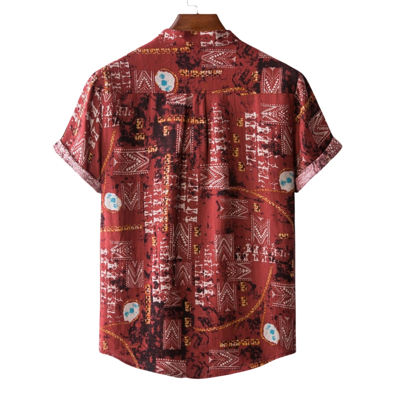 Chemises Hawaïennes en Coton de Haute Qualité pour Homme, Économie Décontractés, à la Mode, de Luxe Social, Livraison Gratuite