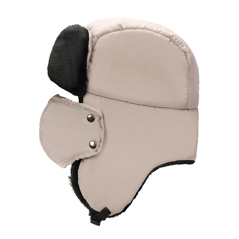 Chapeau de bombardier tendance pour hommes et femmes, bonnet chaud épais et réglable, casquette russe, mode Ushanka, oreillettes d'extérieur, chapeau de pilote chaud