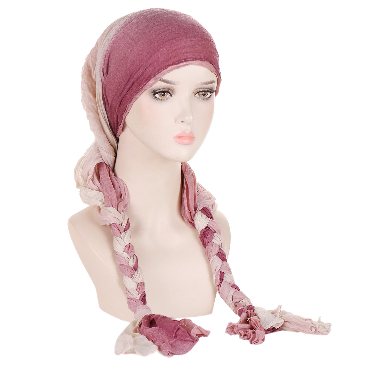 Musulman intérieur Hijab Turban femmes pré-attaché longue queue foulard enveloppement chimio casquette bonnets Bonnet foulard extensible chapeaux chapeau Mujer