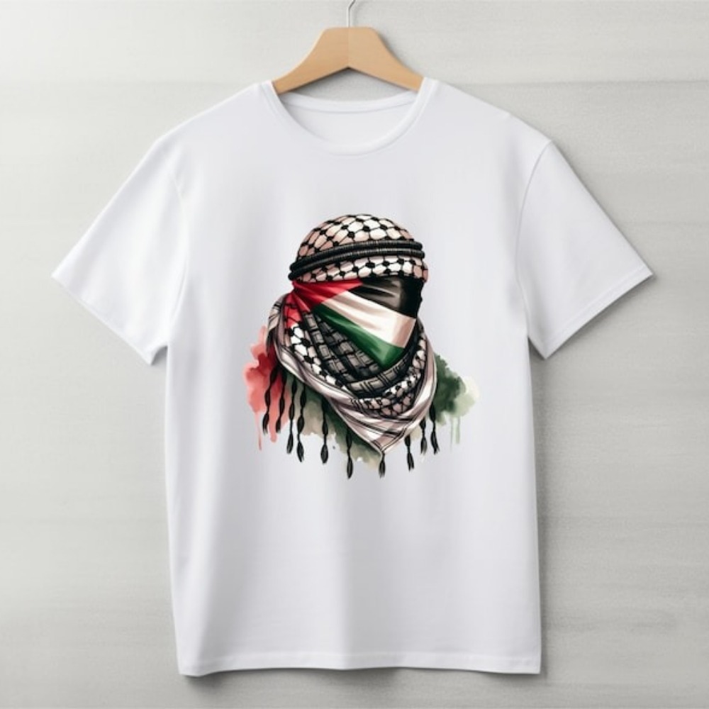 Palestine t-shirt Keffiyeh chemise Palestine drapeau chemise charité Donation été unisexe ample Harajuku respirant Camisetas