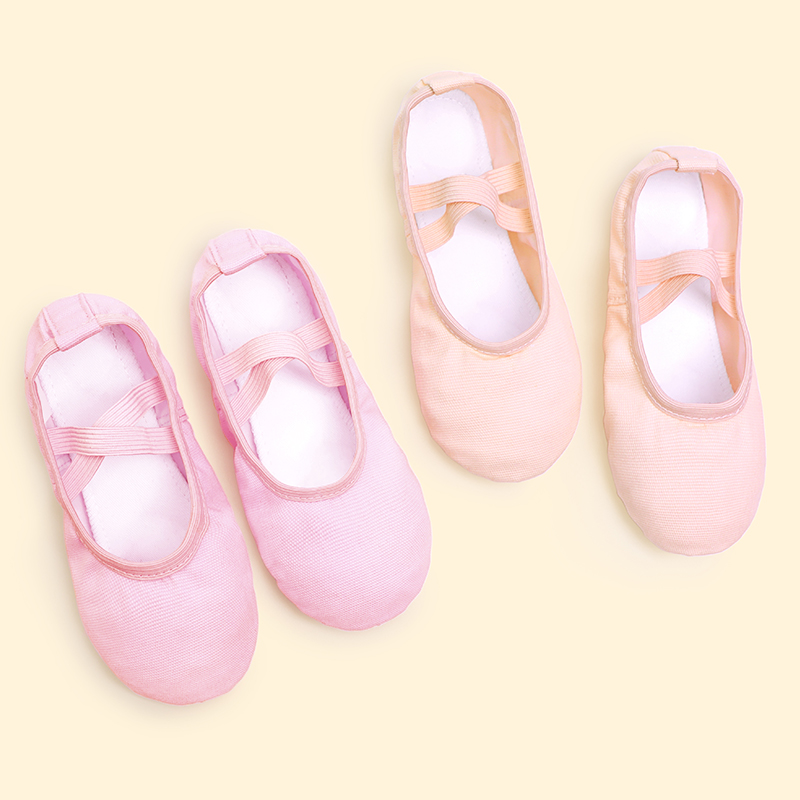 Chaussures de Ballet pour filles et enfants, pantoufles de danse classiques à semelle fendue en cuir souple, ballerine pour garçons et femmes, chaussures de danse de Yoga et de gymnastique du ventre