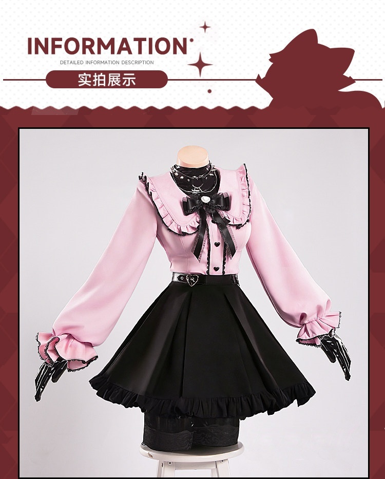 Nouveau Costume de Cosplay Miu Kurokawa pour Halloween, Noël, Fêtes à Thème, Expositions de Bandes Dessinées, Tailles S-XL, Tenue pour Femme