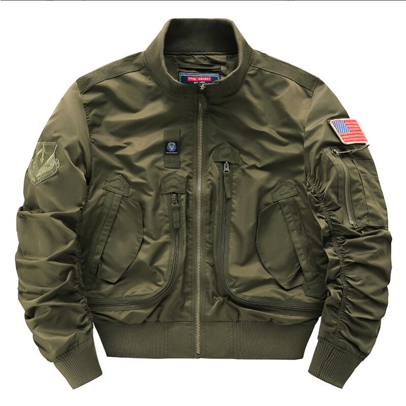 Nouvelles vestes bomber pour hommes, style printemps, multi-poches, vestes bomber tendance pour jeunes hommes, manteaux amples de qualité, vêtements d'extérieur décontractés pour hommes, 3XL