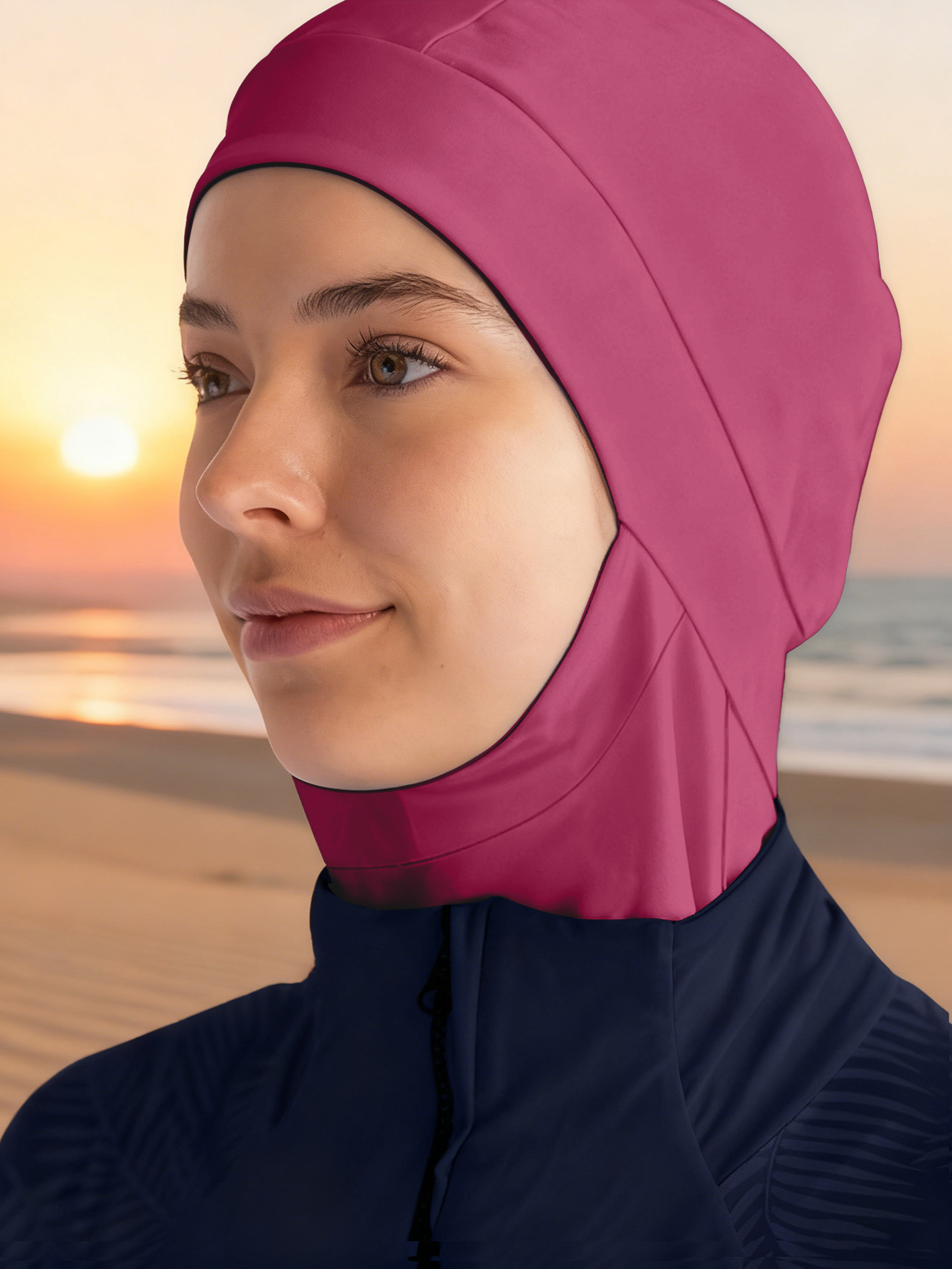 Le nouveau foulard musulman pour femme est étroitement compatible avec différentes circonférences de la tête (avec plusieurs options de couleurs)