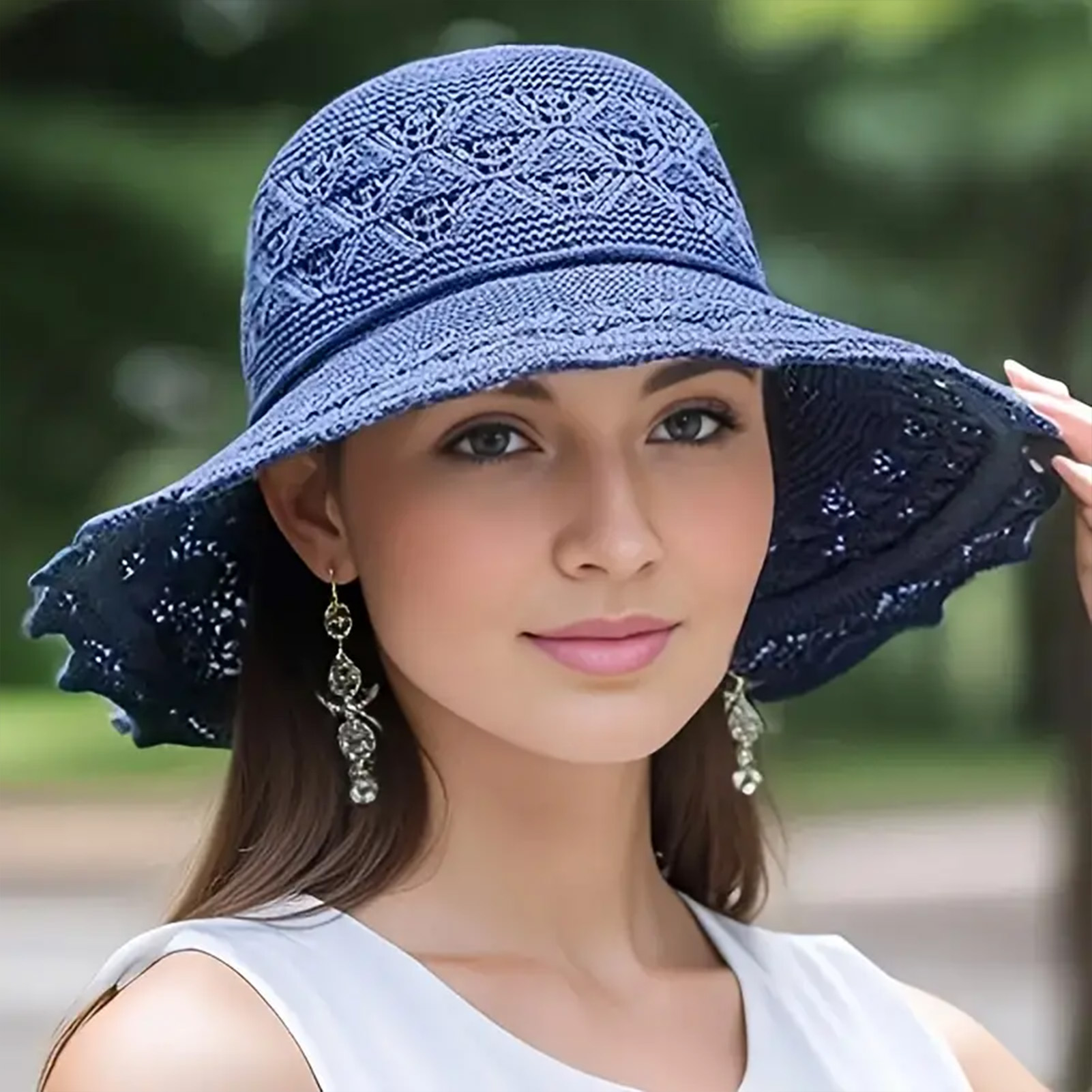 Visières solaires élégantes, chapeaux de plage d'été pour femmes, protection UV, casquette à large bord pliable, accessoires de voyage en plein air pour filles et adolescentes