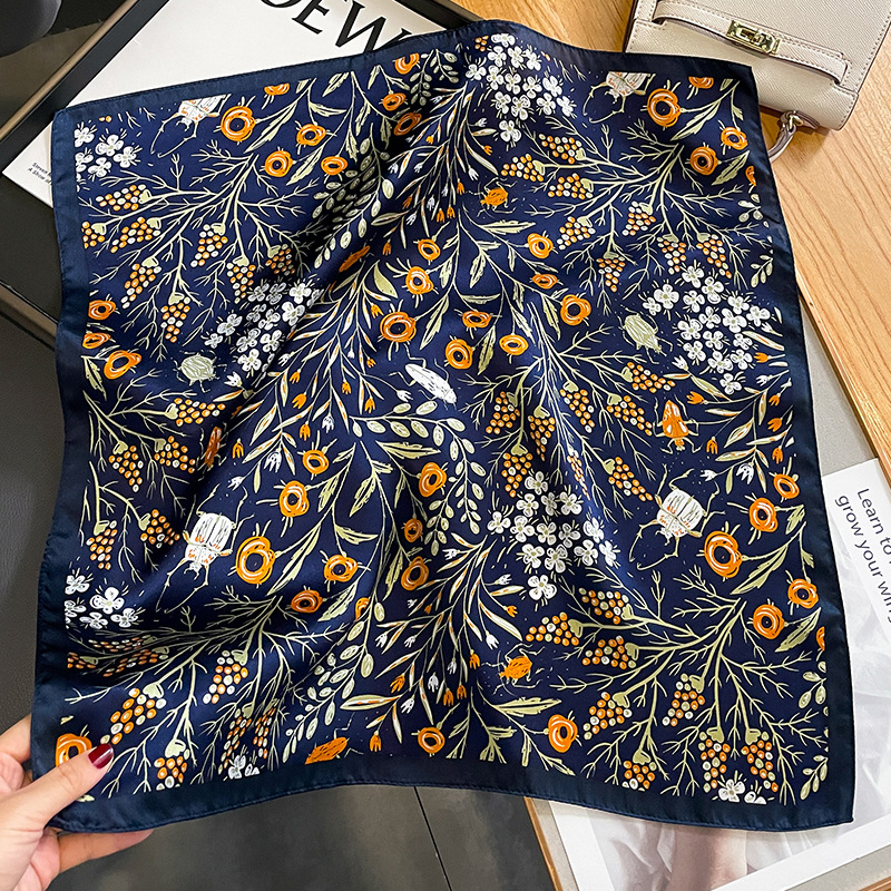 Nouvelle Collection 2026 – Foulard Carré en Soie Véritable 100% pour Femme – Châle, Hijab, Écharpe, Bandana, Cache-cou, Cache-poignet, Bufanda