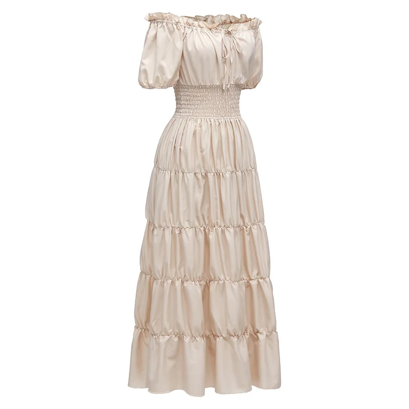 Costume de Cosplay Médiéval pour Femme, Robe Rétro Victorienne, Manches Courtes, Renaissance 7.5 ate, Gothique, Halloween, Carnaval