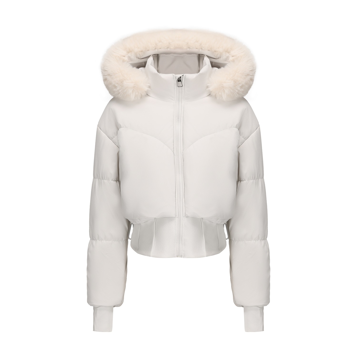 Blouson Bomber Femme 2026 à Capuche Court Veste d'Hiver Femme Vêtements Chauds et Tendance Café Noir Blanc Nouvelle Tendance XXL