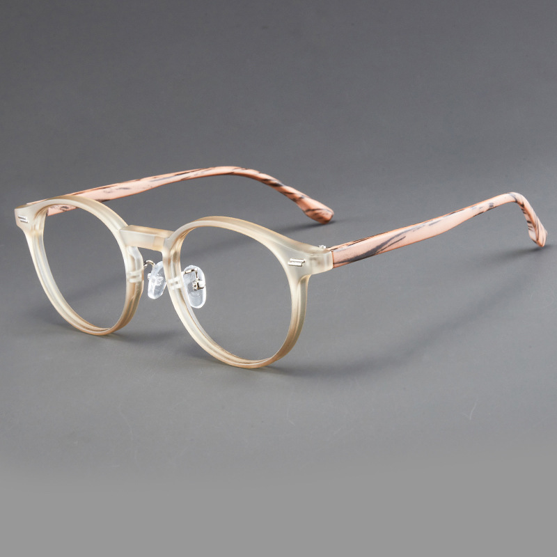 Lunettes de lecture anti-lumière bleue à monture ronde de style japonais pour hommes et femmes, style jeune