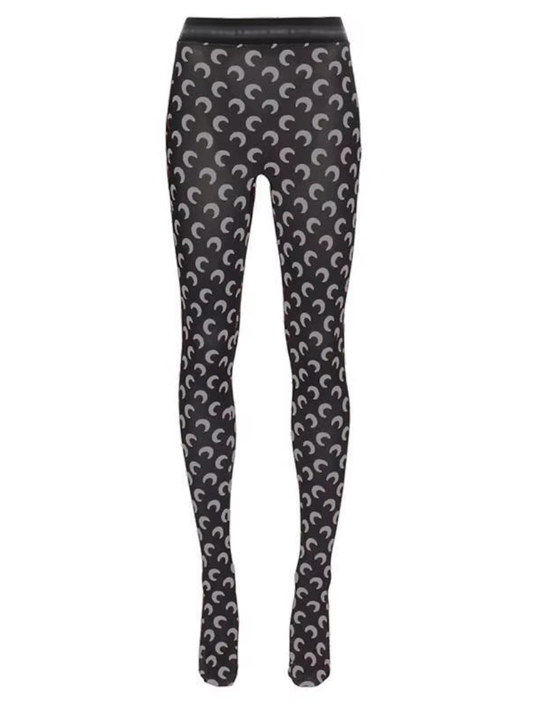 Pantalon astronomique imprimé taille haute pour femme, pantalon élastique moulant, mode coréenne, rue haute, décontracté, nouveau