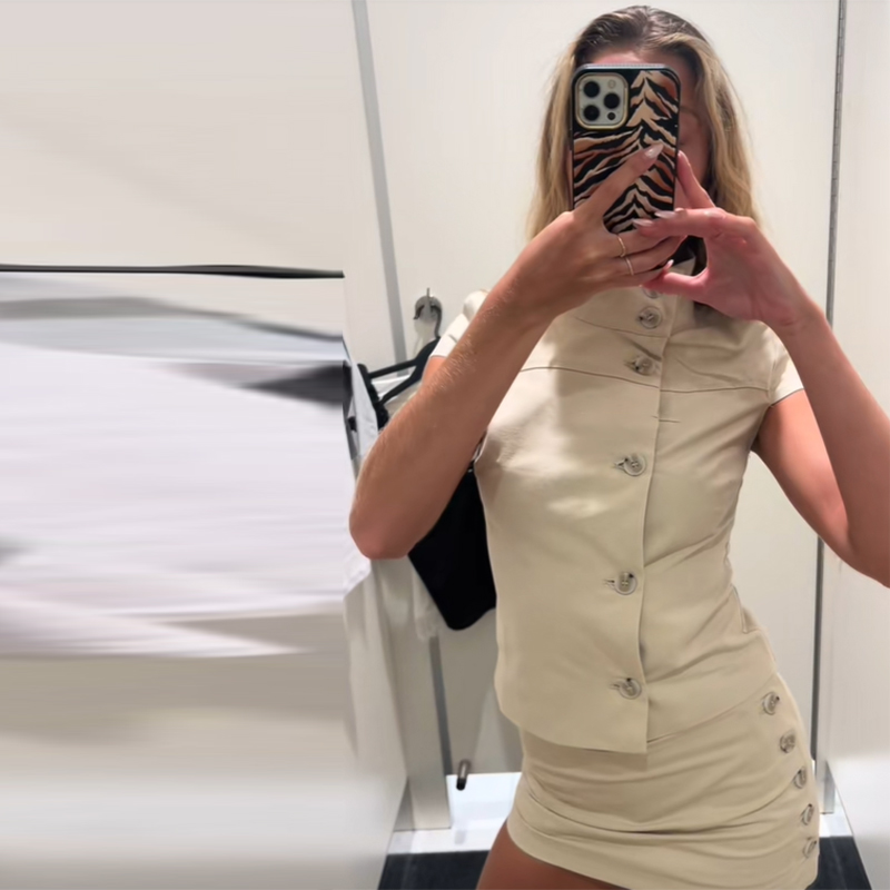 Débardeur uni pour femme, col montant, coupe ajustée, sans manches, style décontracté, Nouveauté Printemps-Été 2026, style urbain