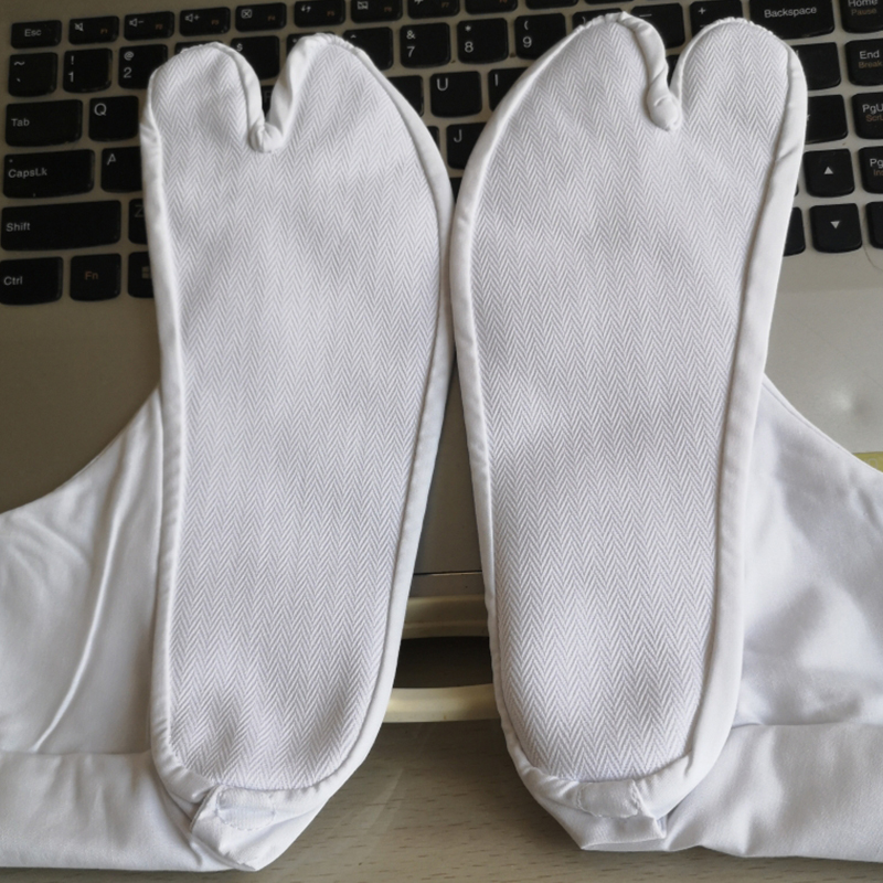 Chaussettes de Cosplay japonaises Kimono, sac de pied blanc, chaussettes traditionnelles japonaises, chaussettes à deux doigts, chaussettes à orteils Tabi, accessoires Kimono