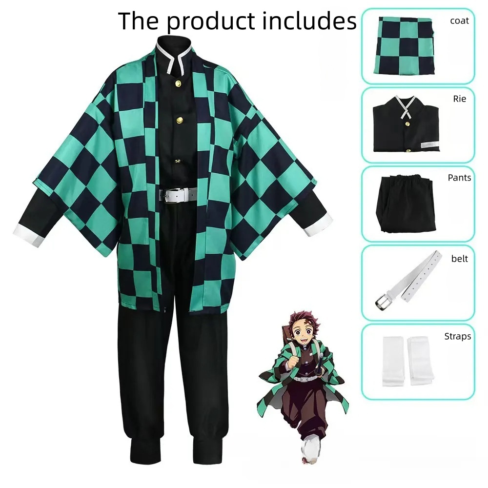 Costumes de cosplay d'anime, kimono, ensembles d'uniformes pour hommes et femmes, fêtes d'Halloween, costumes japonais