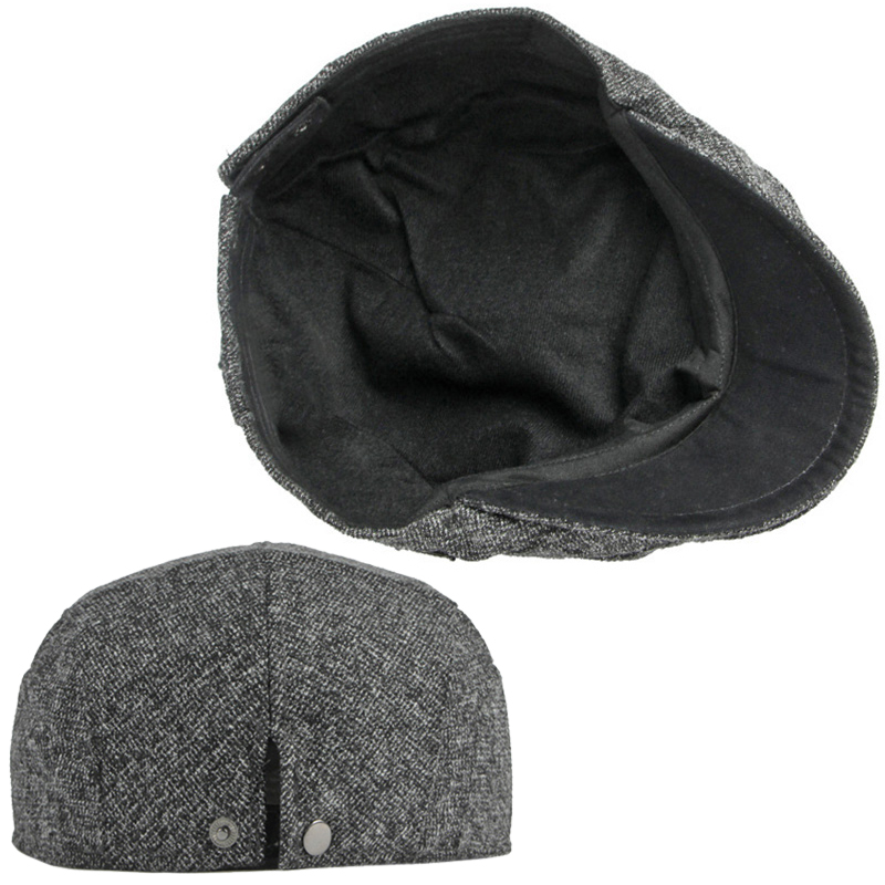 Automne hiver chevrons bec de canard chapeau plat béret chapeau hommes femmes rétro gavroche lierre casquette peintre Gatsby conduite Cabbie casquette
