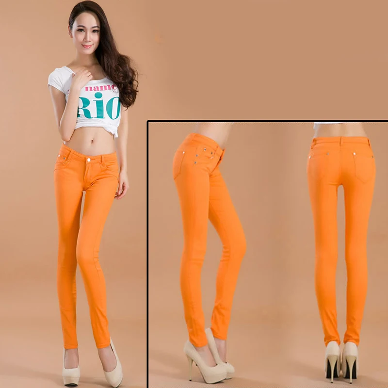 Jean taille basse Sexy pour femmes, Streetwear décontracté, pantalon en Denim slim, extensible, crayon Vaqueros, 16 couleurs, grande taille, Kot Pantolon