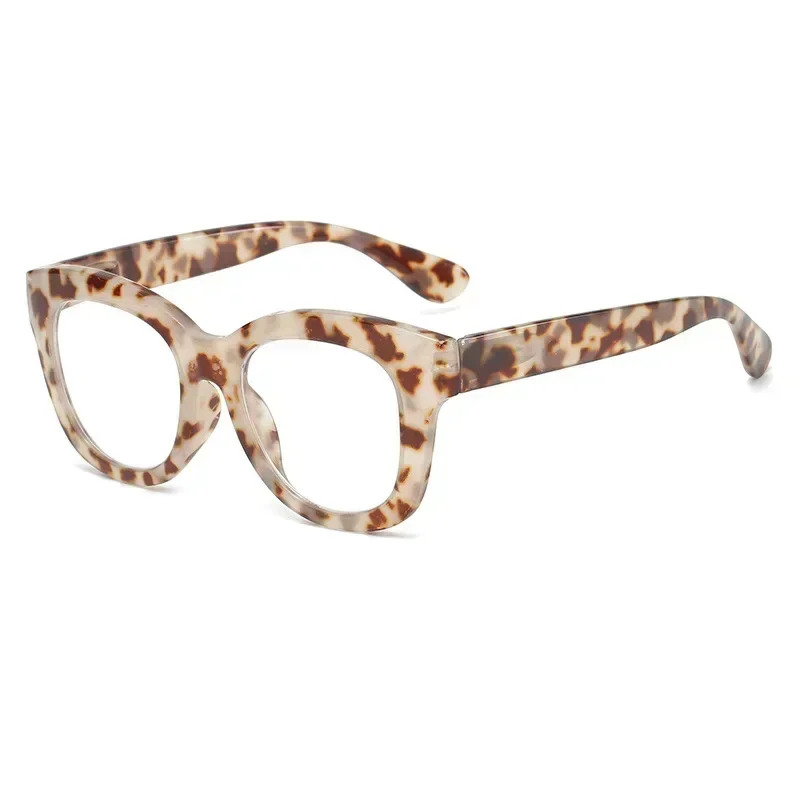 Verres haute définition anti-lumière bleue rétro et à la mode pour femmes, lunettes de lecture unisexes et lunettes d'hypermétropie