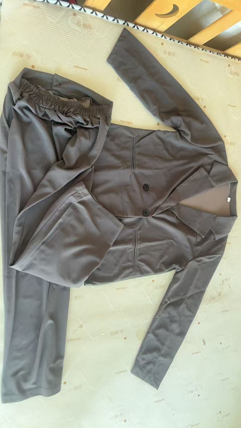Ensemble 2 pièces pour femme 2026 : Veste de costume professionnelle + pantalon large décontracté et fluide – Tenue deux pièces pour femme