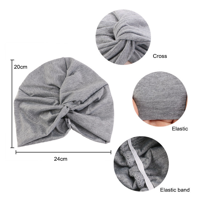 Twist Cross Turban femmes Hijab casquettes couleur unie musulman inde HIjab dames perte de cheveux chimio casquette chapeaux Bandanas cheveux accessoires