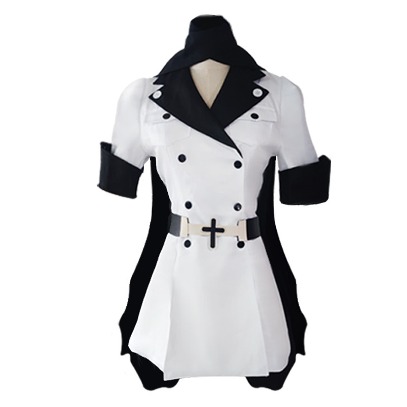Anime Akame Ga KILL Esdeath Cosplay Costume avec chapeau chaussettes perruque tenues pour femmes ensemble complet Esdeath Empire tenues générales fête