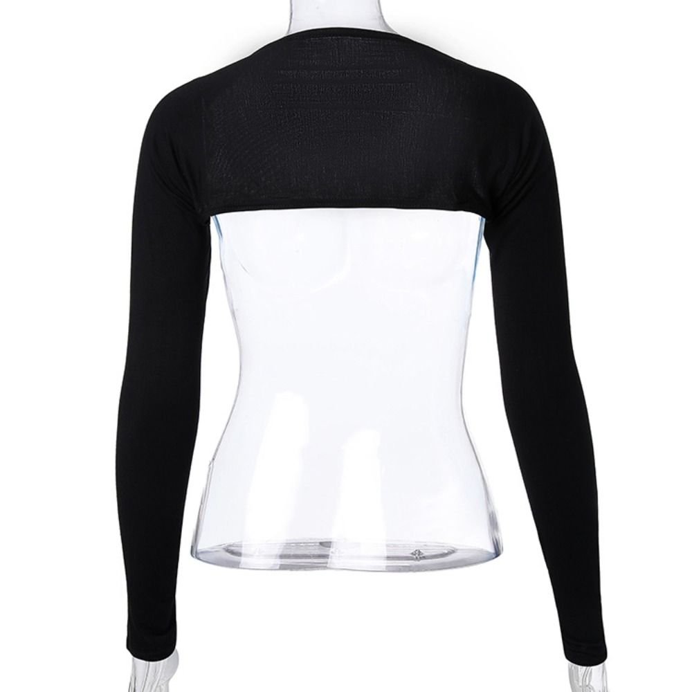 Châle de Bras Islamique à Manches sulfpour Femme, Haut Court Modal Doux, Extensible, Musulman