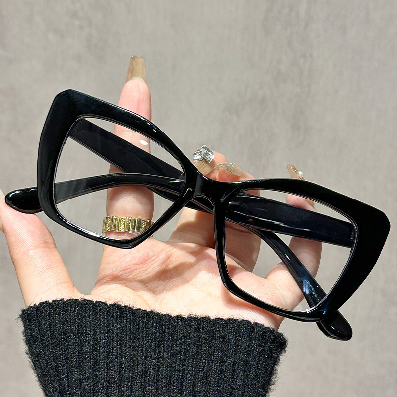 Lunettes presbytes pour femmes et hommes, mode œil de chat, lunettes décoratives surdimensionnées, Anti lumière bleue, vue lointaine, dioptrie