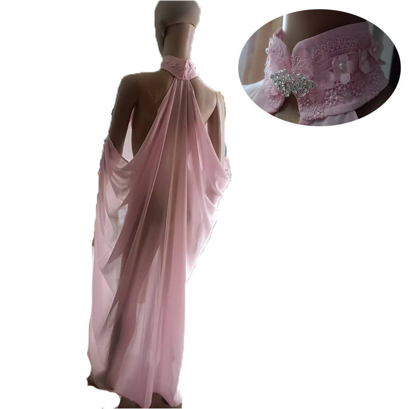 Cape en mousseline de soie pour femme, châle nickel é médiéval, robe gothique Wicca, noir, vert, rouge, cosplay, robe victorienne, costume d'Halloween Everak