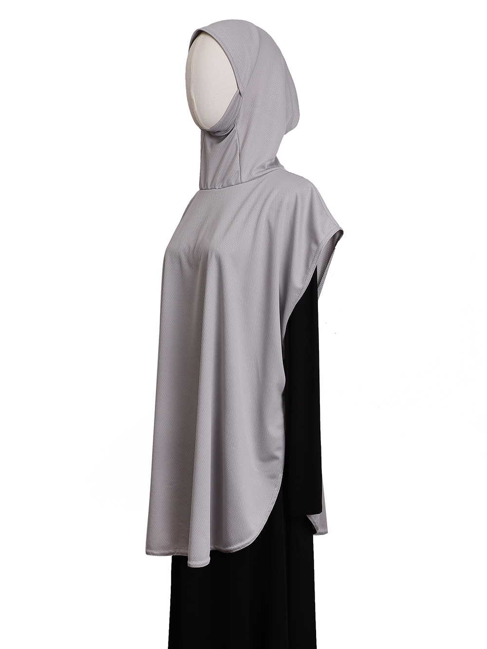 Hijab sportif modeste à capuche pour femmes, veste de sport islamique arabe musulmane, haut sans manches pour la gym et le yoga, hijab sportif modeste grande taille