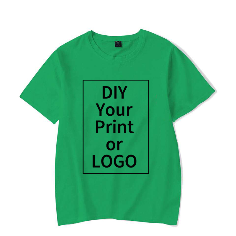 Mode t-shirt femmes hommes été personnalisé imprimé t-shirt bricolage Photo Logo marque texte t-shirt personnaliser vos vêtements chemise