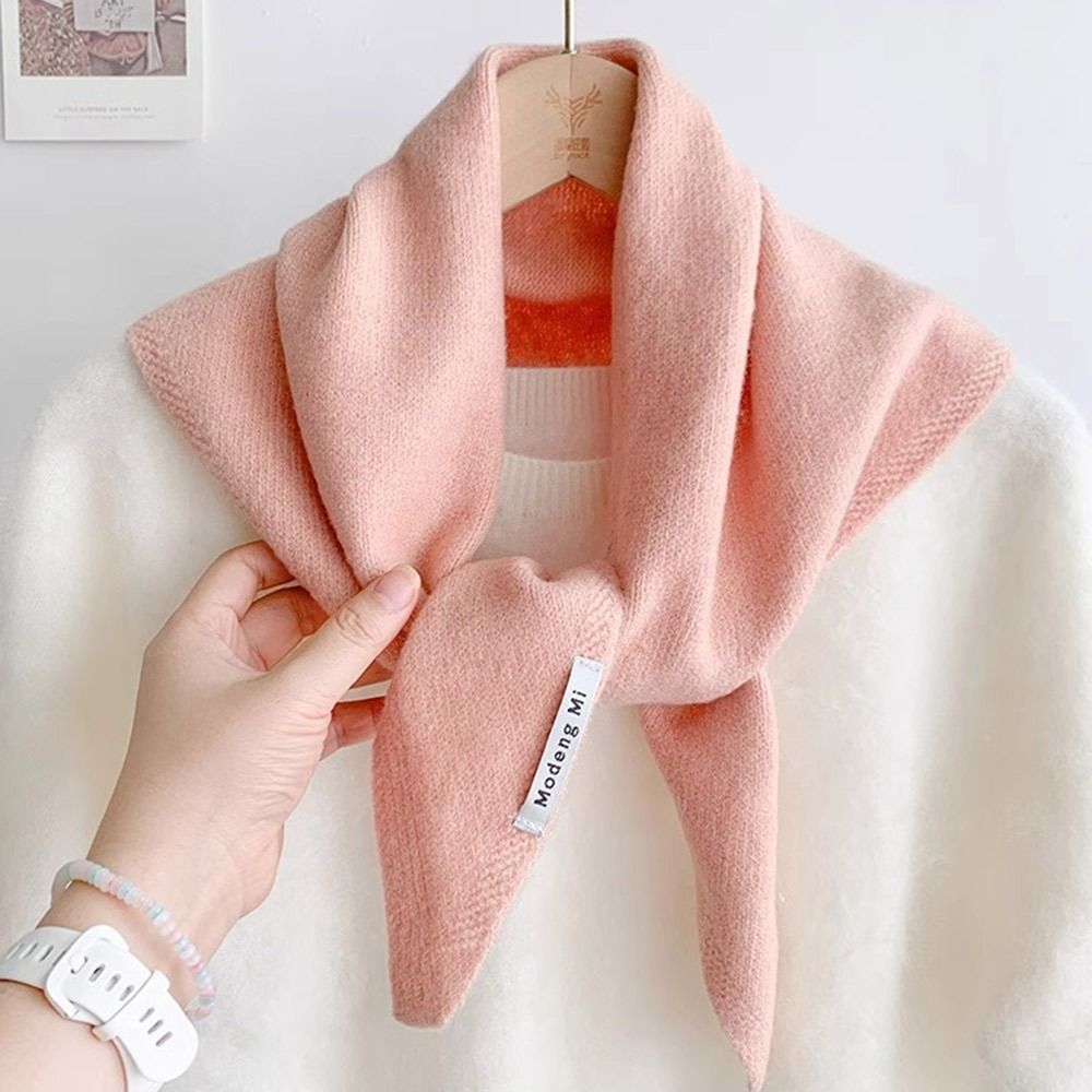 Écharpe Triangulaire Chaude en Laine Multifonctionnelle pour Femme, Écharpe de Sauna d'Hiver, Nouvelle Collection