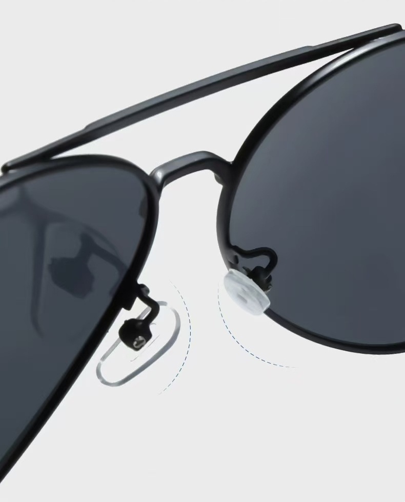 Metail-Lunettes de soleil polarisées pour hommes, monture de qualité, design de marque, lunettes pour hommes, lunettes de pêche et de conduite, UV400