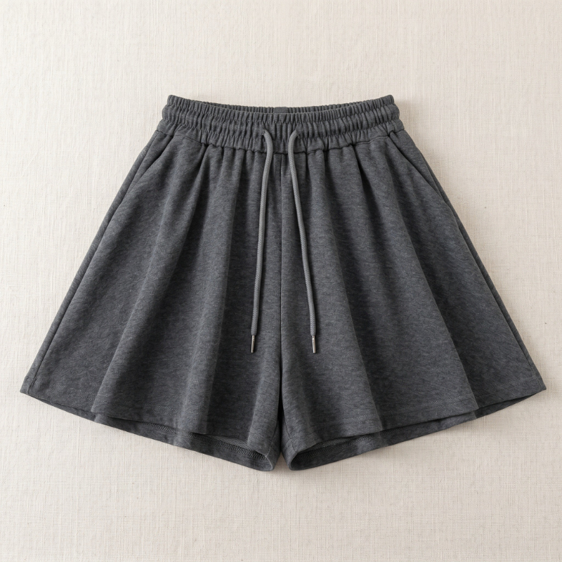 Shorts amples coupe trapèze décontractés et polyvalents, confortables, nouvelle collection été 2026, taille haute, jambes larges, shorts de sport pour femme